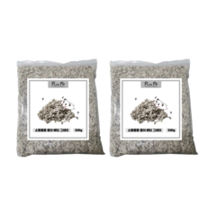 로라펫 케어프레쉬 소동물용 비압축 종이 베딩 그레이, 500g, 2개