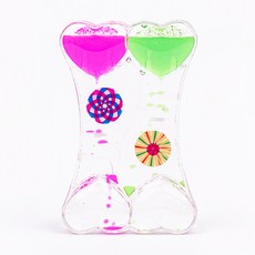 아트조이 물멍 오일멍 하트 일루전 타이머, 핑크그린