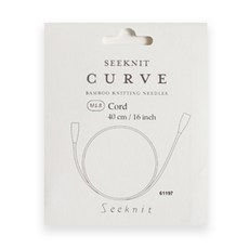 SEEKNIT yarna 彎曲可換式輪針連接線 M1.8 線長 40cm 61197, 銀色, 1個