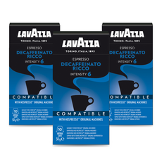 LAVAZZA Decaffeinato Ricco #6低咖啡因咖啡膠囊, 5g, 30顆