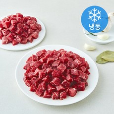 미트엔조이 미국산 소고기 모둠 절단 국거리용 (냉동), 10개, 200g