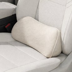 엠노블 요추 쿠션, 화이트 베이지, 1개