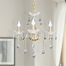 planlux Bellada 3燈水晶吊燈, 金色