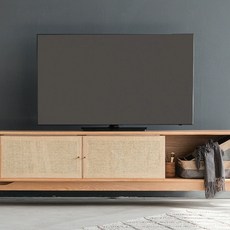 소니오 단색 밴딩 티비 커버, 02 블랙