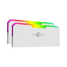 LEADCOOL ARGB 記憶體散熱器 白色 RH-1 EVO 2入