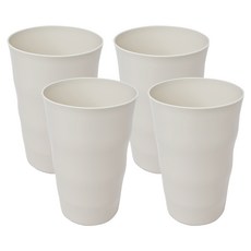 BFA Kaneya 高級塑膠花盆 4入, 白色