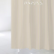 北歐風格浴簾 sc898+塑膠掛鉤 12入+窗簾掛桿 白色, 混色