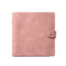 Lovelian 活頁收藏冊 6孔4格照片相簿, 粉紅色