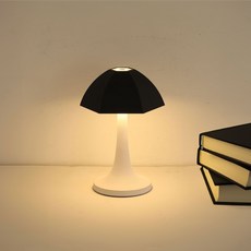 헤이루미 LED 무선 파라솔 스탠드 조명, 블랙