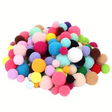 DIY裝飾製作混色高彈力絨球色滴20~30mm隨機發貨170p, 2個, 混合顏色