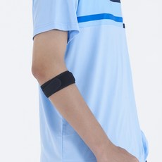 Gripit 網球肘 羽球 高爾夫 單帶手肘護具, 黑色, 1個