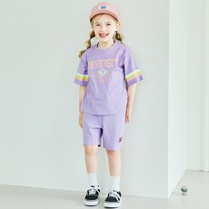 andiapple 女童款網球風短袖短褲套裝