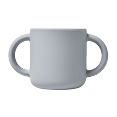幼兒矽膠雙耳杯, 灰色, 1入