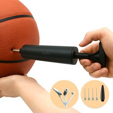 Anplus 露營運動迷你打氣筒, 黑色, 1個