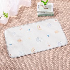 요런개 반려동물 귀여운 캐릭터 아이스 매트, 02. 하늘, 1개