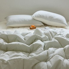 shez Home 韓國製Shake Milk水洗棉被, 抹茶田