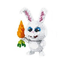 대형 스노우 바니 나노블록 1350피스, 혼합색상, 1개