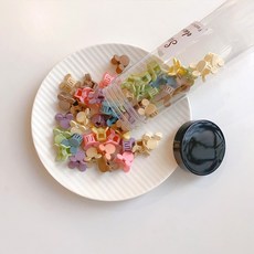 soosda 馬卡龍造型迷你抓夾 固定瀏海與側邊頭髮 小型點綴髮夾