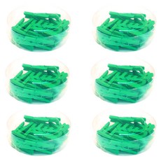 木夾 20入, 綠色, 6個