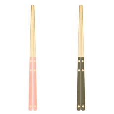 Bogen Sentier 餐具筷子2件組, 1套, 金色 + 蜜桃色, 金色 + 酪梨色, 筷子2種