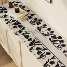 지앤와이 블랙플라워 방수 수납장 캐비닛 매트, 사이드튤립, 1개