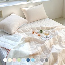 Lucidsleep 夏季透氣涼爽刺繡泡泡紗薄被寢具組