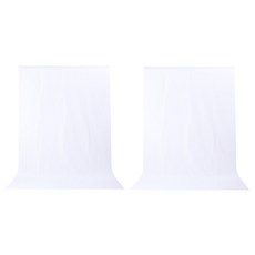 대한 베이직 폴리 촬영용 배경천 1.5 x 2m, 2개, 단일상품(화이트)