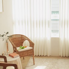 다원코리아 호텔식 암막커튼 나비주름+핀+끈 세트