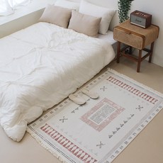 sina&somo 印花流蘇棉質地毯