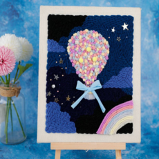 Toitomi 戳戳繡繡線組, 1個, 緞帶氣球