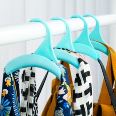 오마땅 모자걸이 옷장정리, 하늘색, 20개