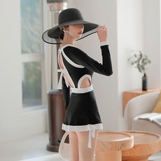 CocoDream Signal 連身防曬泳衣 + 短裙套裝 8118