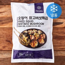 농우 오징어 표고버섯 튀김 (냉동), 1kg, 1개