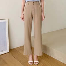 루나걸 여성용 도러블 투버튼 와이드 슬랙스 L24SMP040404