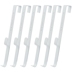 람이와실이 도어 걸이 후크, 화이트, 6개