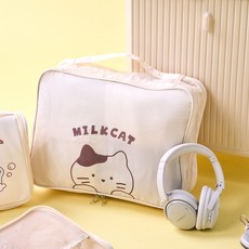 BUTTERSHOP Bakery 牛奶貓 旅行壓縮收納包