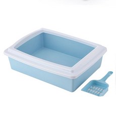 펫트롱 고양이 사각 대형 화장실, 블루, 1개