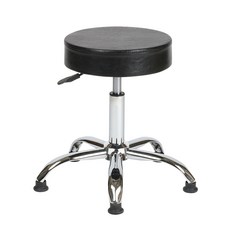 Dori Furniture 圓形固定式多用途椅, 1個, 黑色