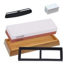 마켓플랜 양면 연마석 칼갈이, 1세트