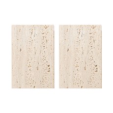 DAEHAN 大理石材質霧面裝飾托盤+亮面組 COS-31L 2入, 米色