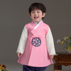 Yeha 韓服男童 587 Yeha 粉紅韓服套裝