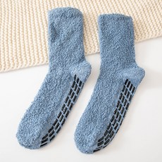 마켓피아 남성용 미끄럼방지 논슬립 무압박 수면양말 3켤레 세트