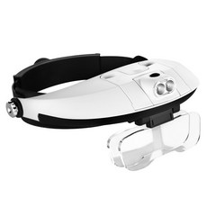 Giobiz 頭戴式高級放大鏡, 3.5倍率, 1個