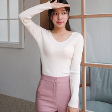 엔비룩 여성용 포민 니트