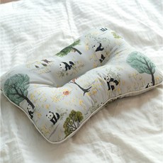 elim korea 兒童用可水洗一體成型低款頸椎枕, 熊貓