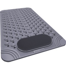 soonZAM 防滑多用途淋浴墊, 灰色, 1個