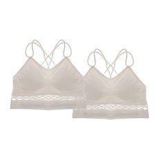 BUBBLEDOLL 網狀無鋼圈內衣 2入