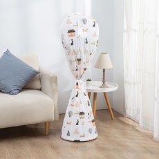 언헤브 스탠딩 선풍기 보관 커버 2p, D 토끼