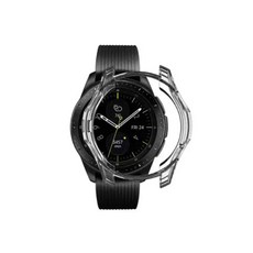 피치몰 베젤 보호 풀커버 TPU 워치케이스 42mm, 투명