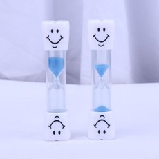 르메이스 초미니 3분 스마일 컬러 모래시계 2p, 블루